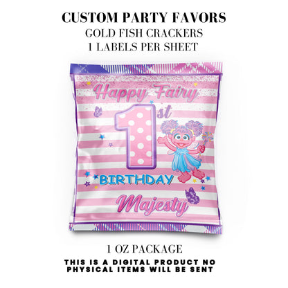 Fairy Abby Birthday Party Favors