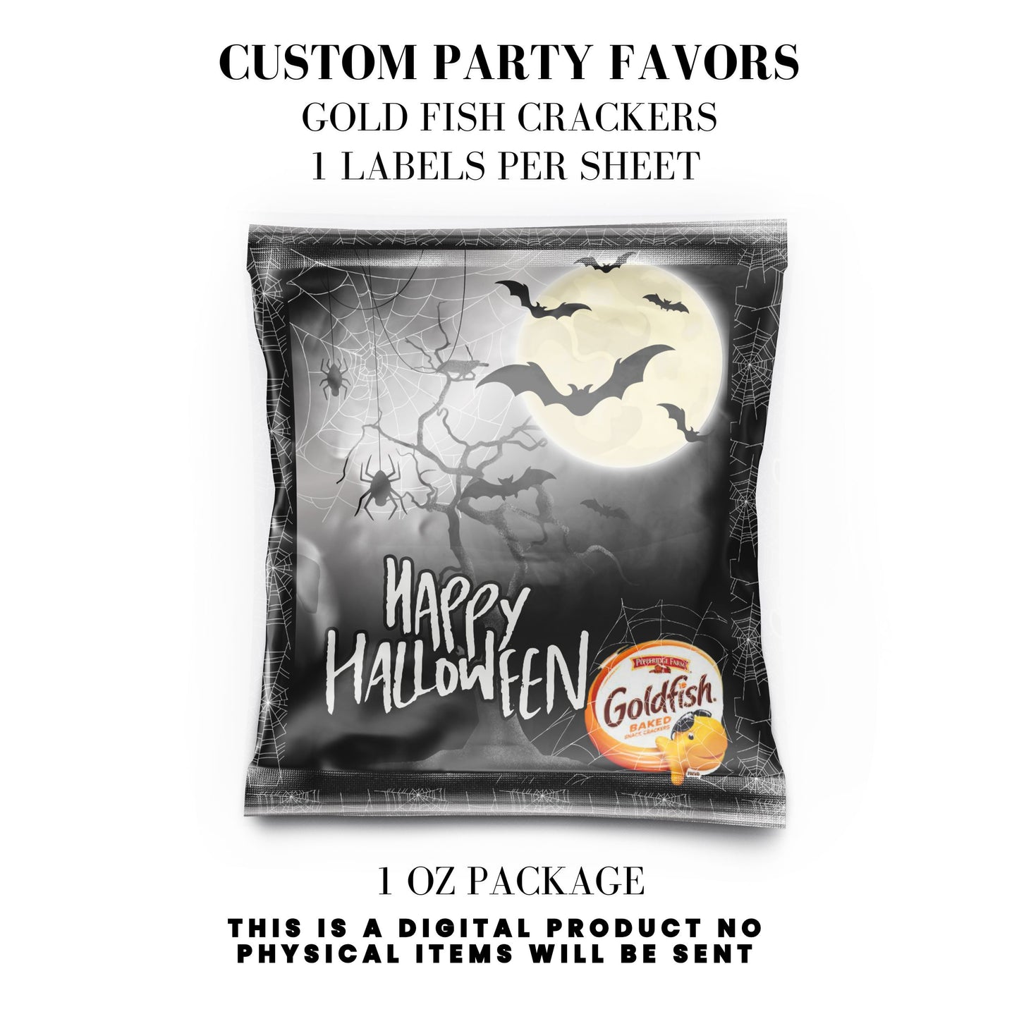 Happy Halloween Spooky Party Favors DFY