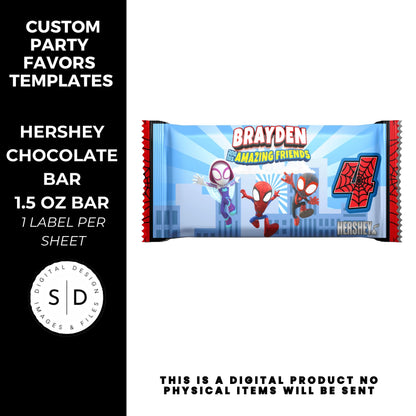 Spidey & Friends Birthday Party Favors DFY