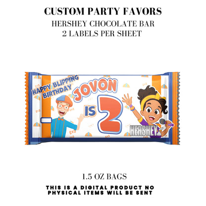 Blippi Birthday Party Printables DFY