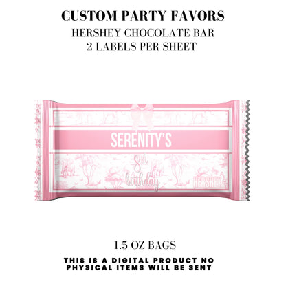 Toile du Jouy Safari Party Printable Favor Designs DFY