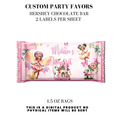Pink Fairy Garden Birthday Party Favors DFY
