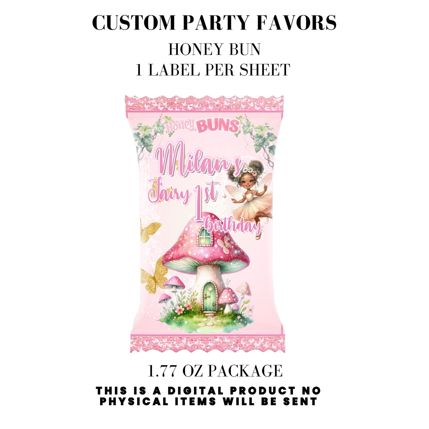 Pink Fairy Garden Birthday Party Favors DFY