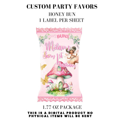 Pink Fairy Garden Birthday Party Favors DFY
