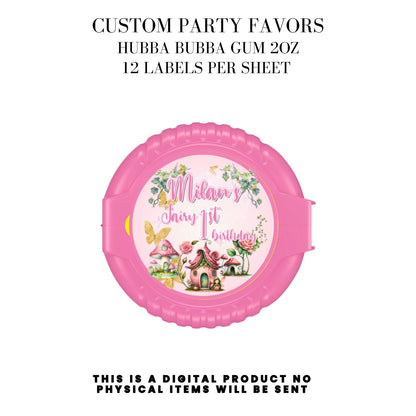 Pink Fairy Garden Birthday Party Favors DFY