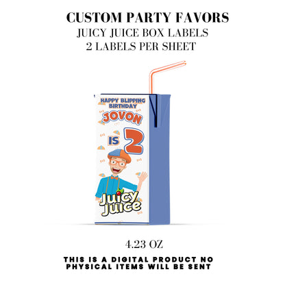 Blippi Birthday Party Printables DFY