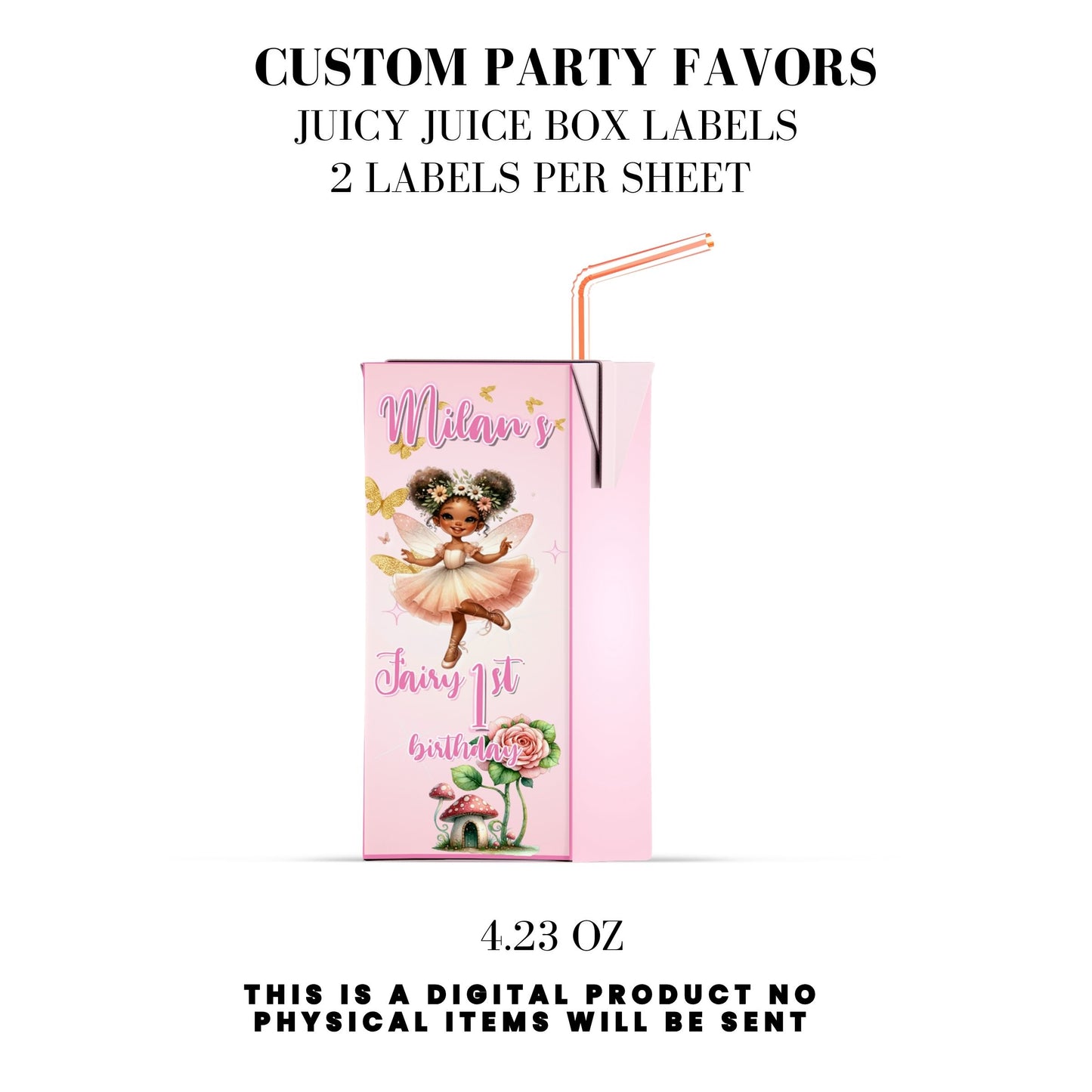 Pink Fairy Garden Birthday Party Favors DFY