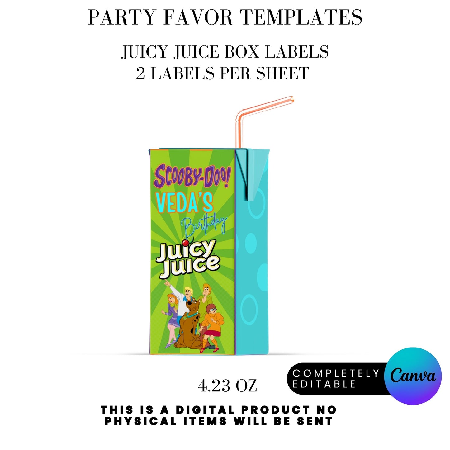 Mystery Team Birthday Party Favor Templates Bundle