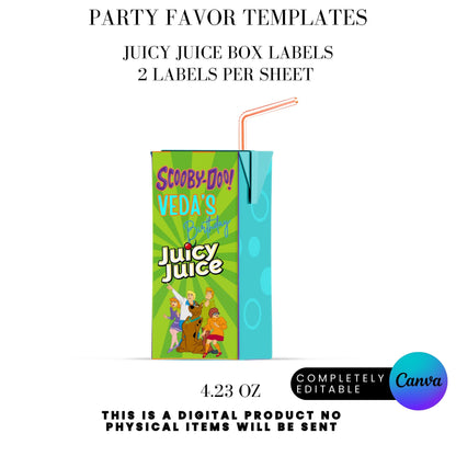 Mystery Team Birthday Party Favor Templates Bundle