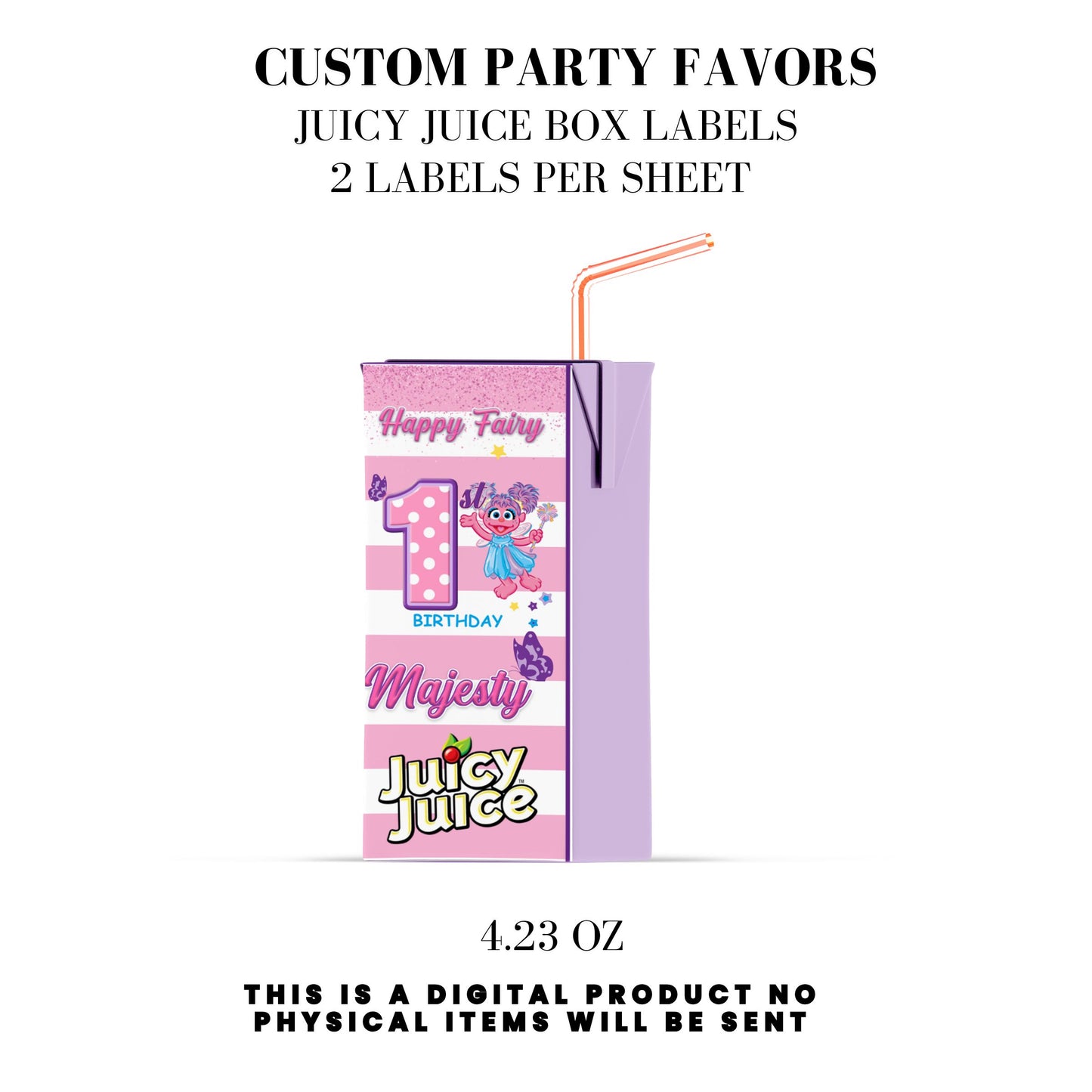 Fairy Abby Birthday Party Favors