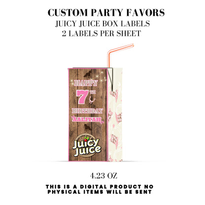 Cowgirl Rodeo Birthday Party Favors DFY