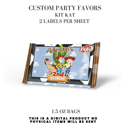 Toy Cowboy Roundup Digital Party Favor DFY