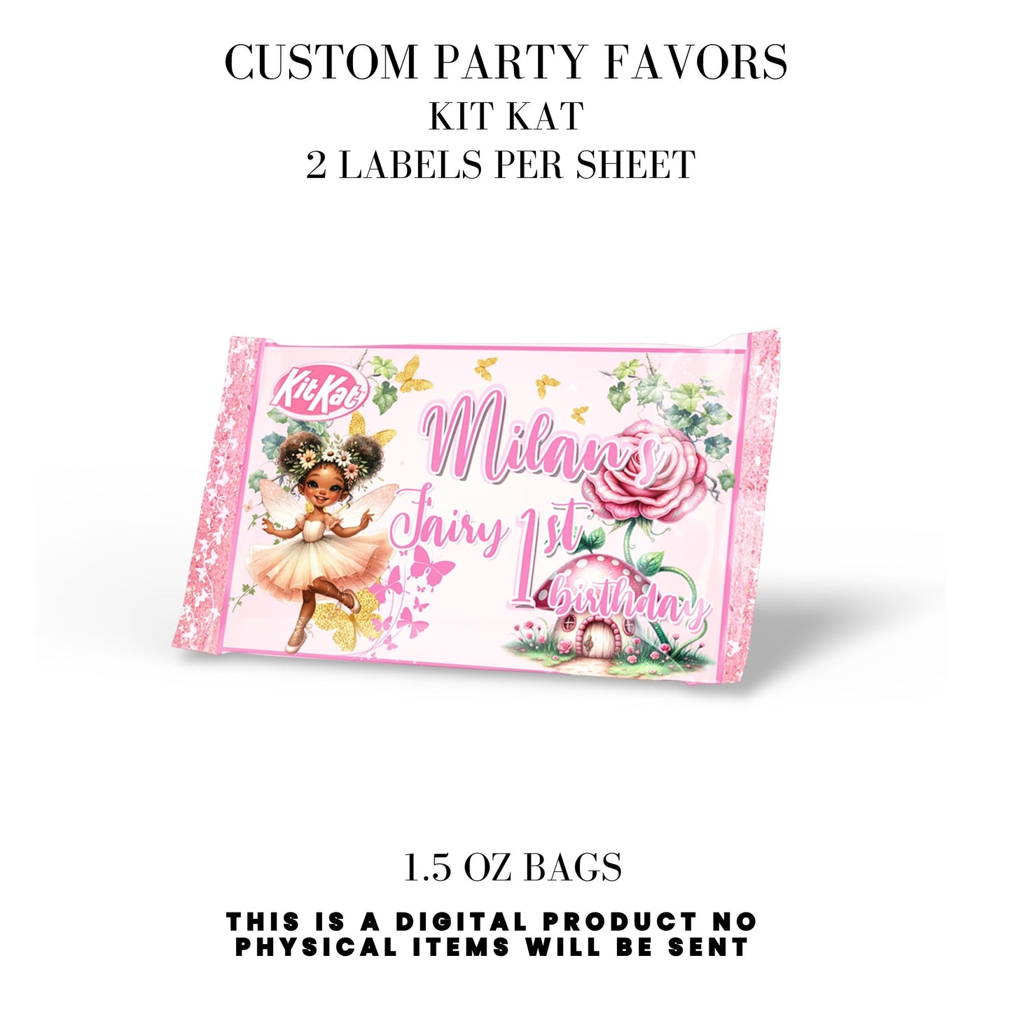Pink Fairy Garden Birthday Party Favors DFY