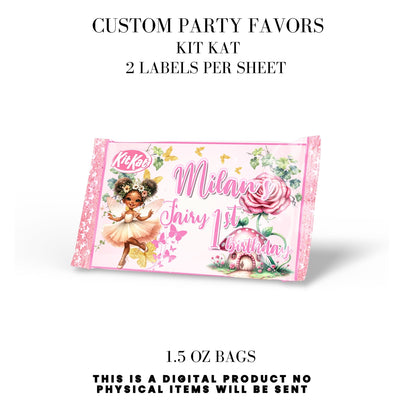 Pink Fairy Garden Birthday Party Favors DFY