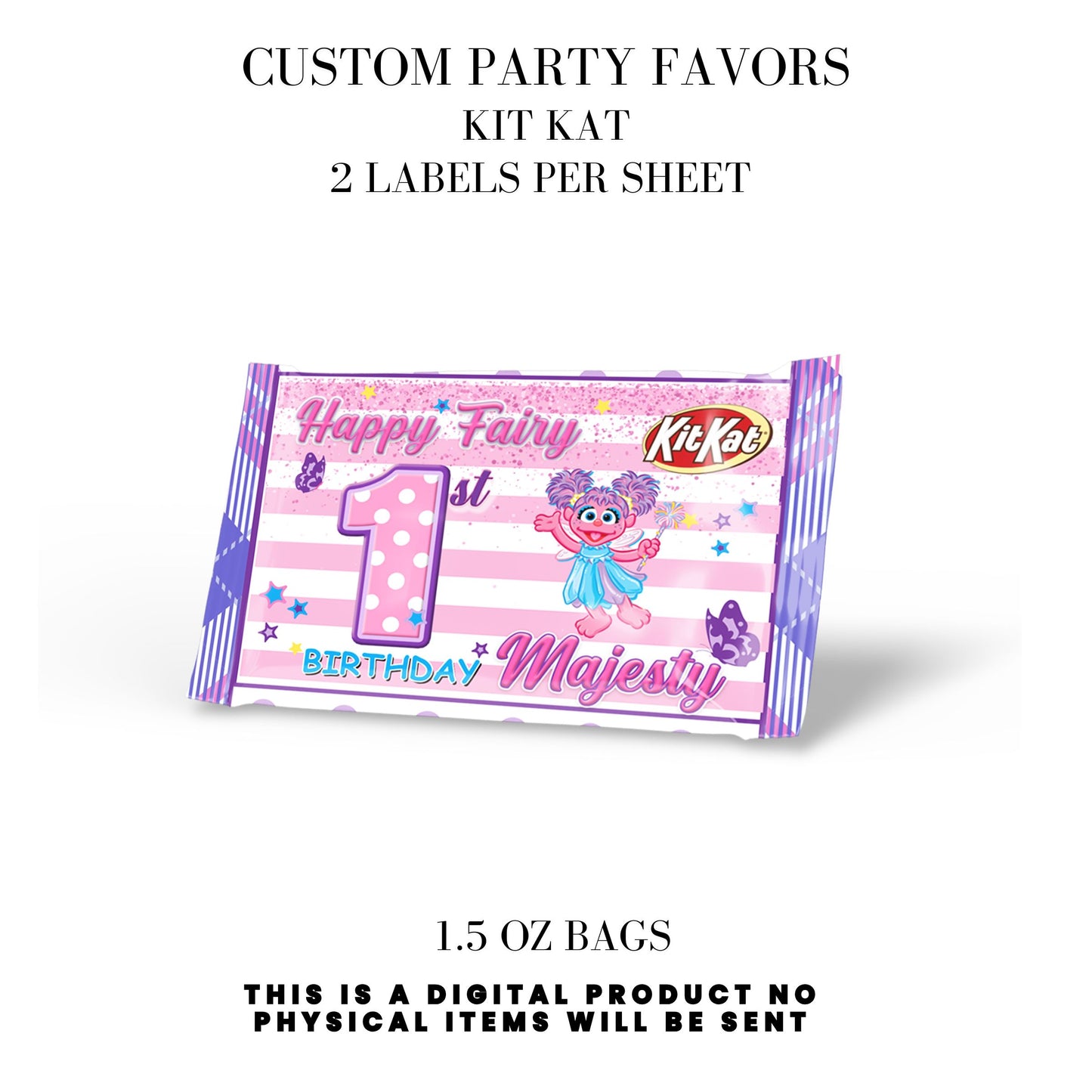 Fairy Abby Birthday Party Favors