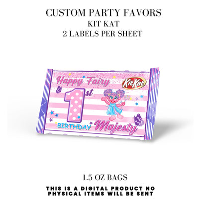 Fairy Abby Birthday Party Favors