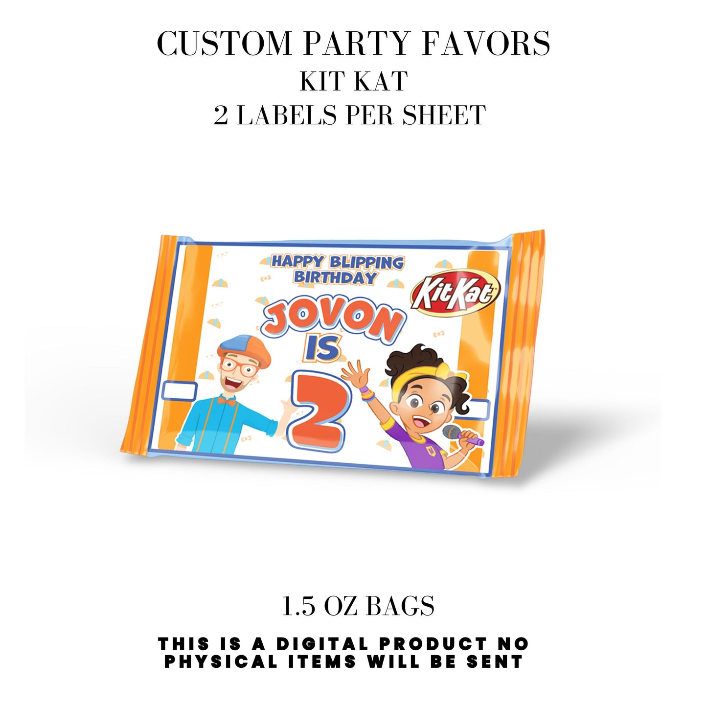 Blippi Birthday Party Printables DFY