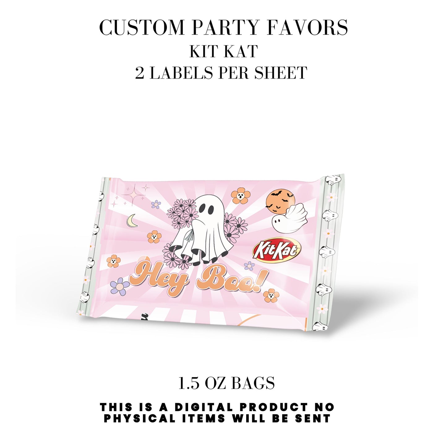 Hey Boo! Halloween Party Favors DFY