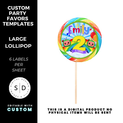 Rainbow Melon Birthday Party Favor Bundle DFY