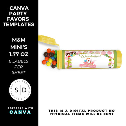 Alice In Wonderland Birthday Party Favor Templates Bundle