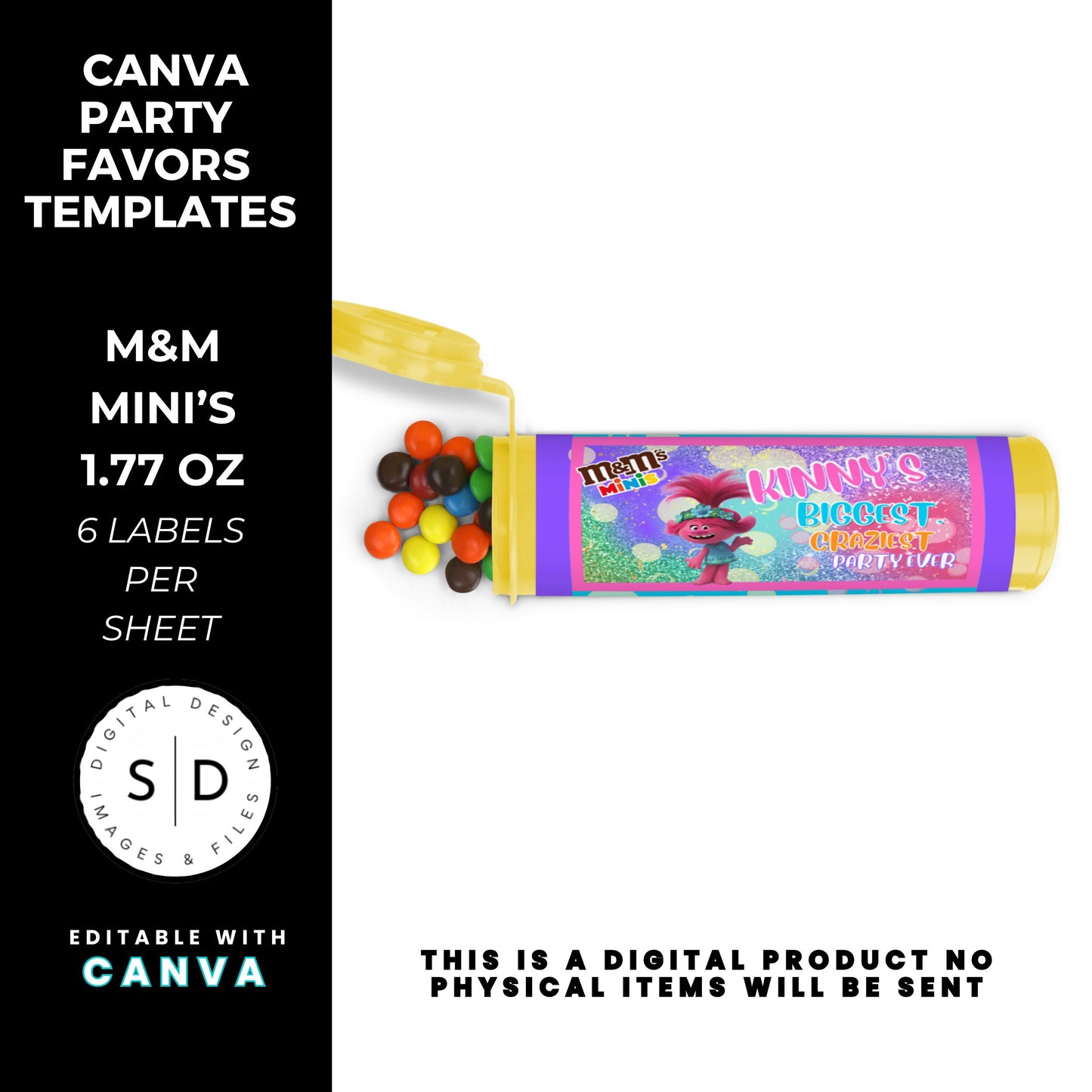 Trolls Craziest Party Favor Templates Bundle