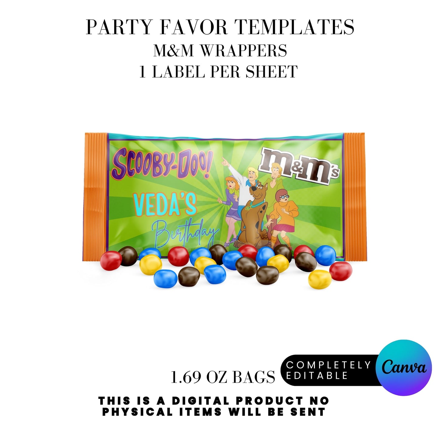 Mystery Team Birthday Party Favor Templates Bundle