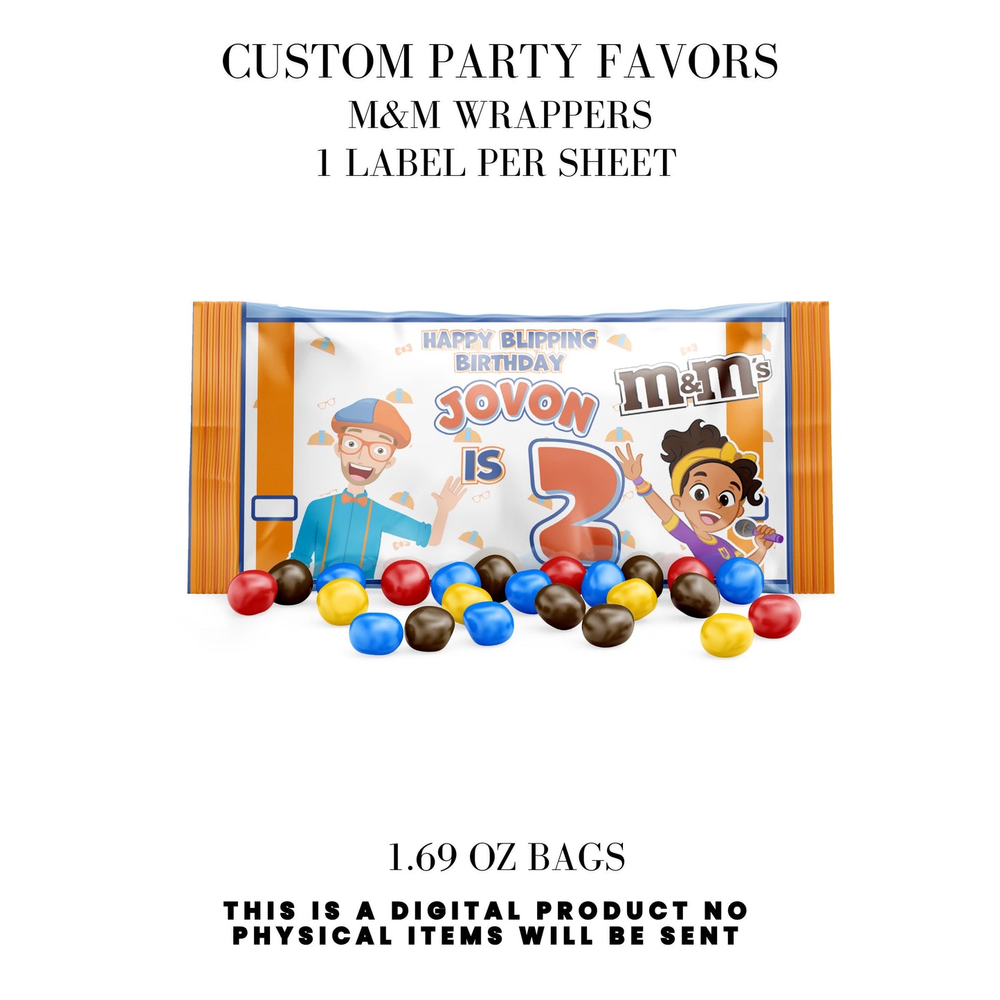 Blippi Birthday Party Printables DFY