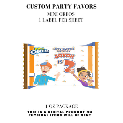 Blippi Birthday Party Printables DFY