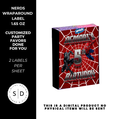 Spiderman Vs Venom Party Favors DFY