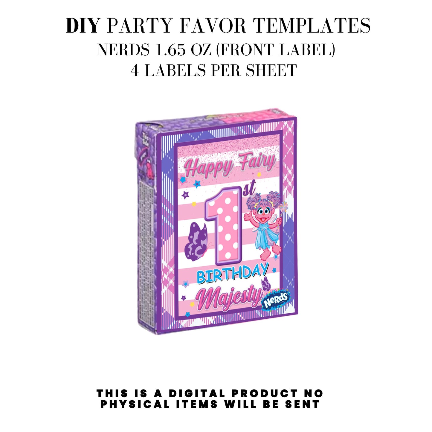 Fairy Abby Birthday Party Favors