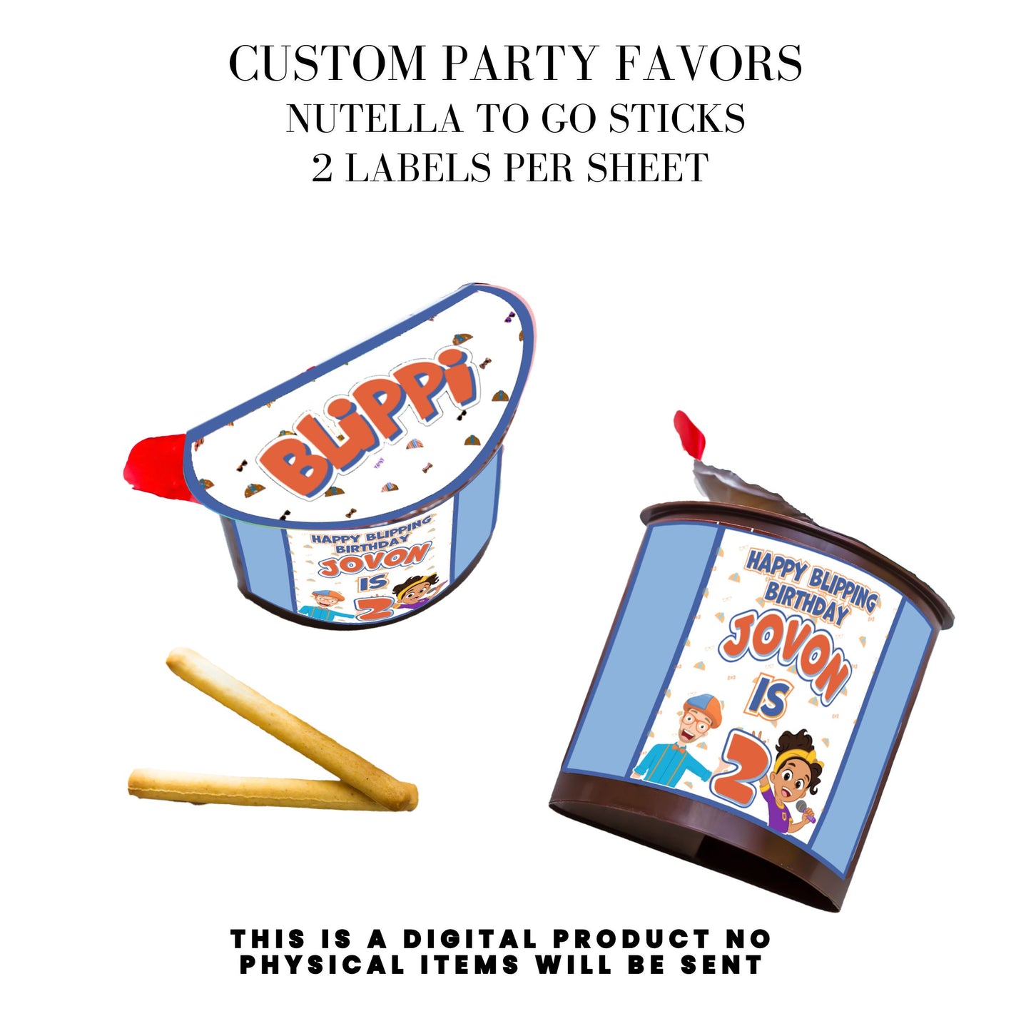 Blippi Birthday Party Printables DFY