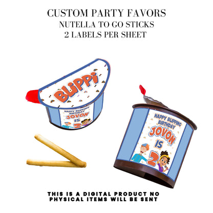 Blippi Birthday Party Printables DFY