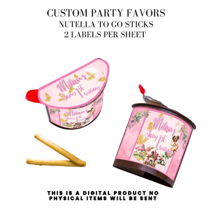 Pink Fairy Garden Birthday Party Favors DFY
