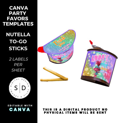 Trolls Craziest Party Favor Templates Bundle