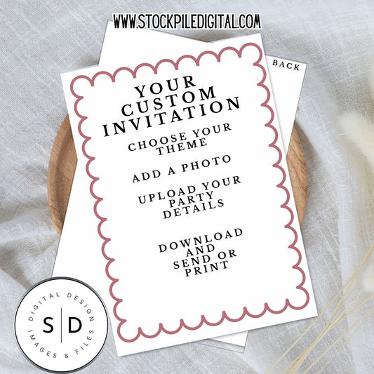 DFY Birthday or Event Invitation