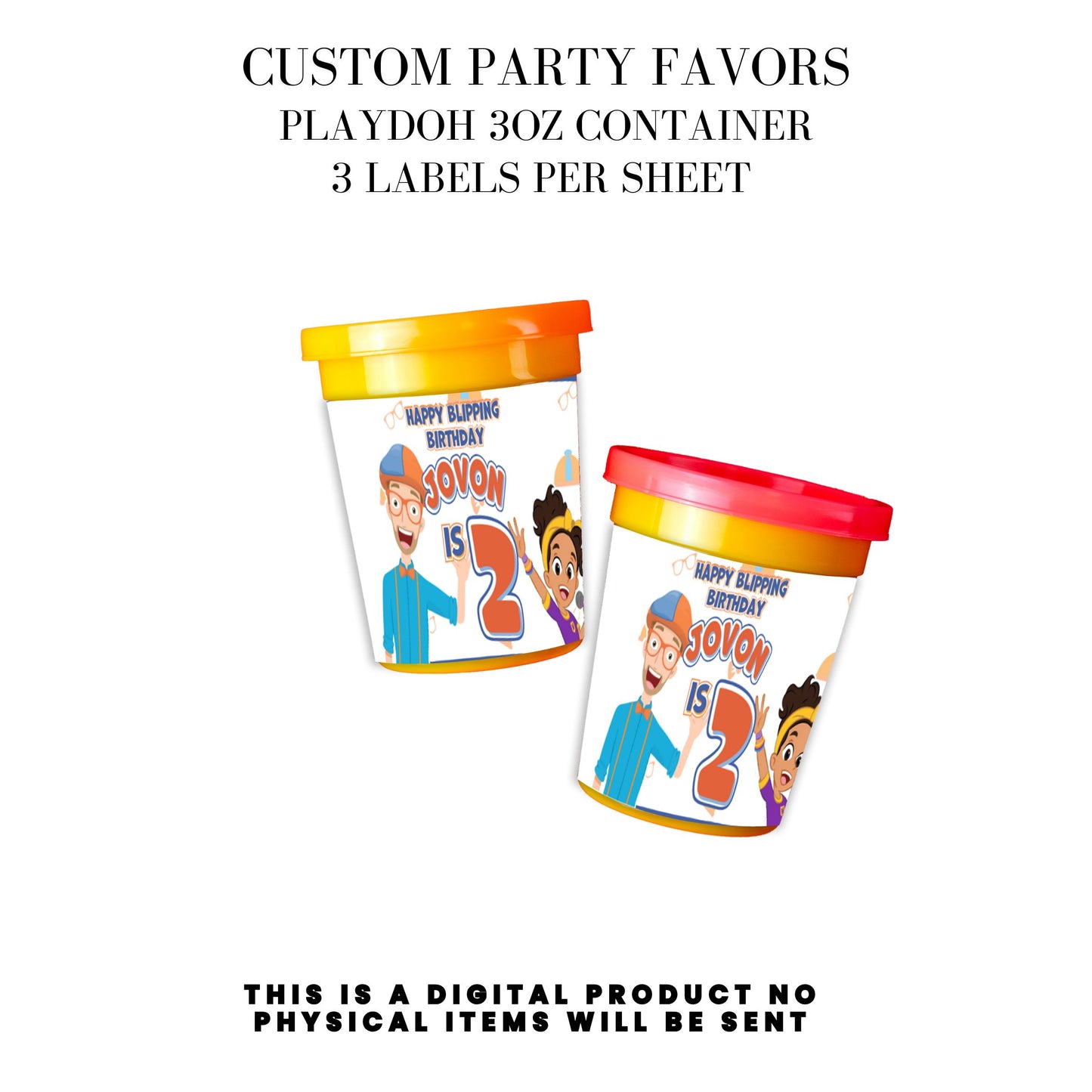 Blippi Birthday Party Printables DFY