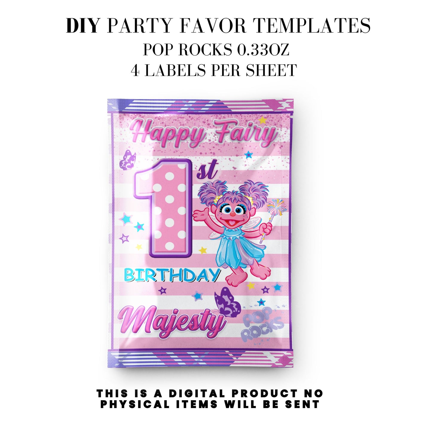 Fairy Abby Birthday Party Favors