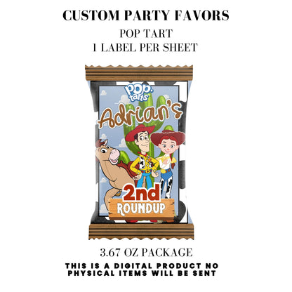 Toy Cowboy Roundup Digital Party Favor DFY