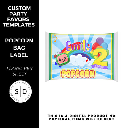 Rainbow Melon Birthday Party Favor Bundle DFY