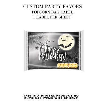 Happy Halloween Spooky Party Favors DFY