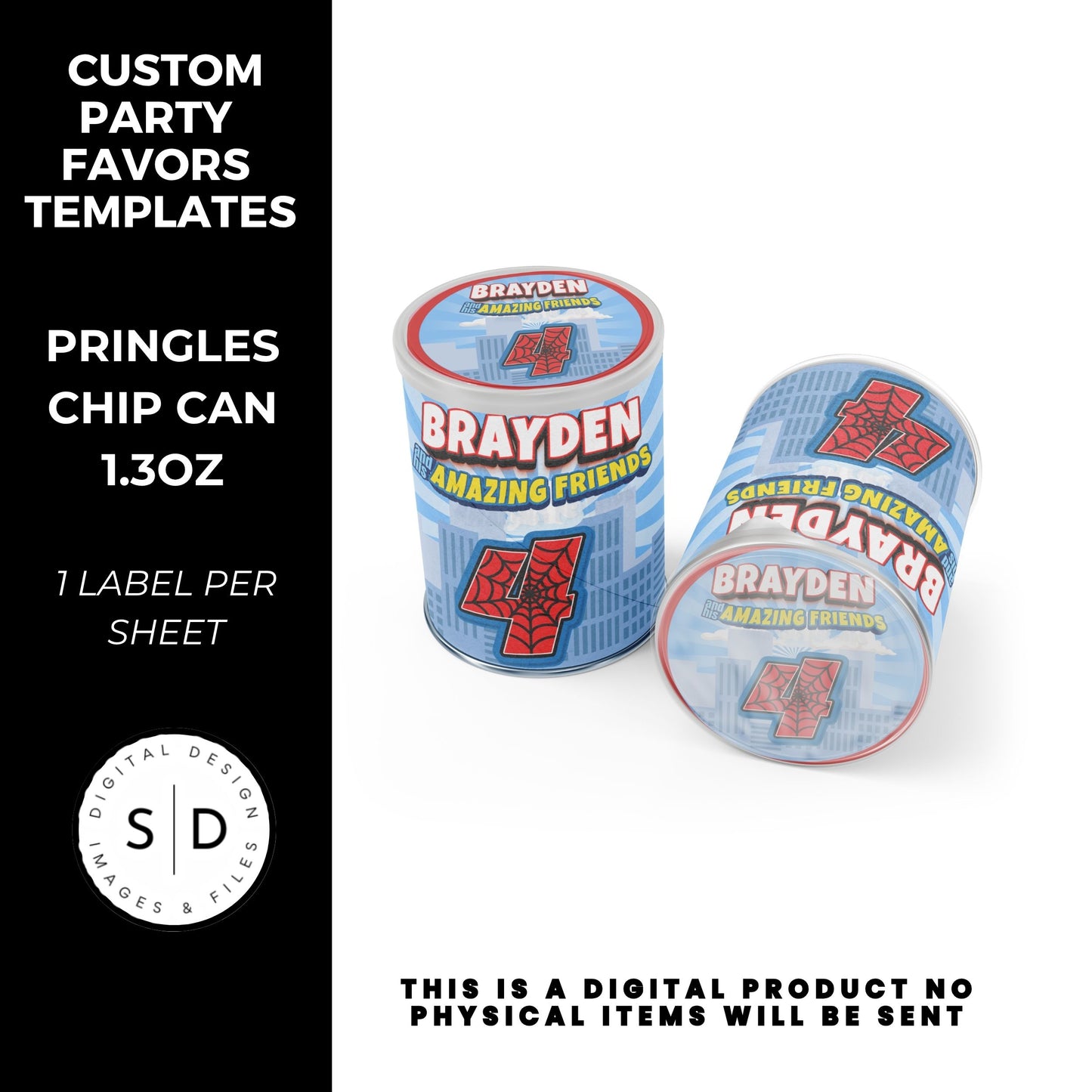 Spidey & Friends Birthday Party Favors DFY