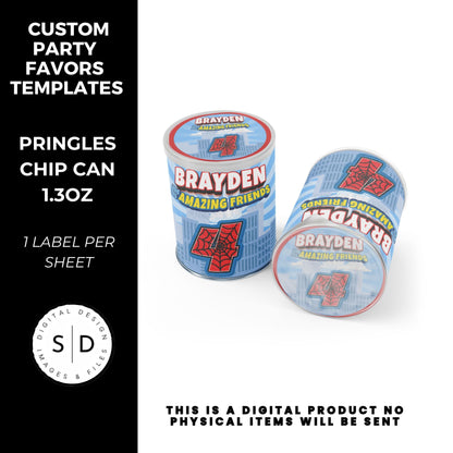 Spidey & Friends Birthday Party Favors DFY