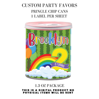 Rainbow Melon Birthday Party Favor Bundle DFY