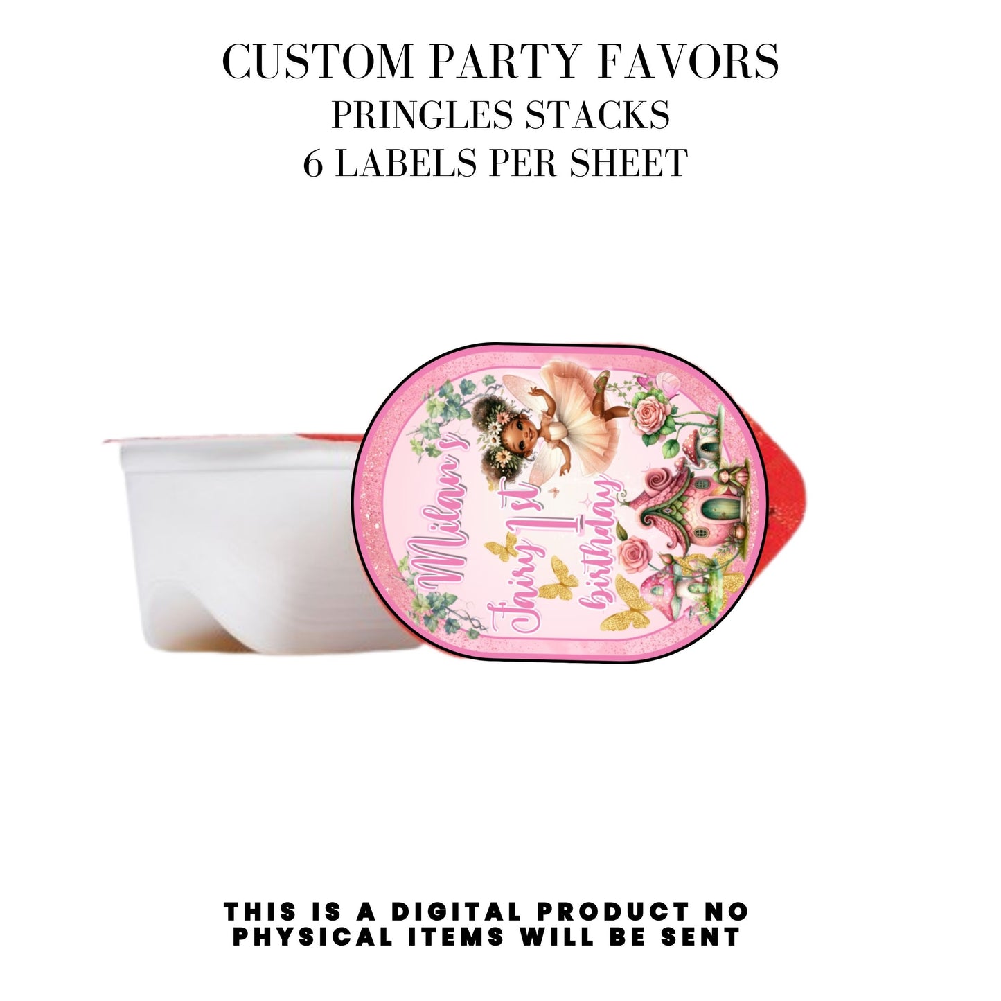 Pink Fairy Garden Birthday Party Favors DFY