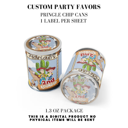 Toy Cowboy Roundup Digital Party Favor DFY
