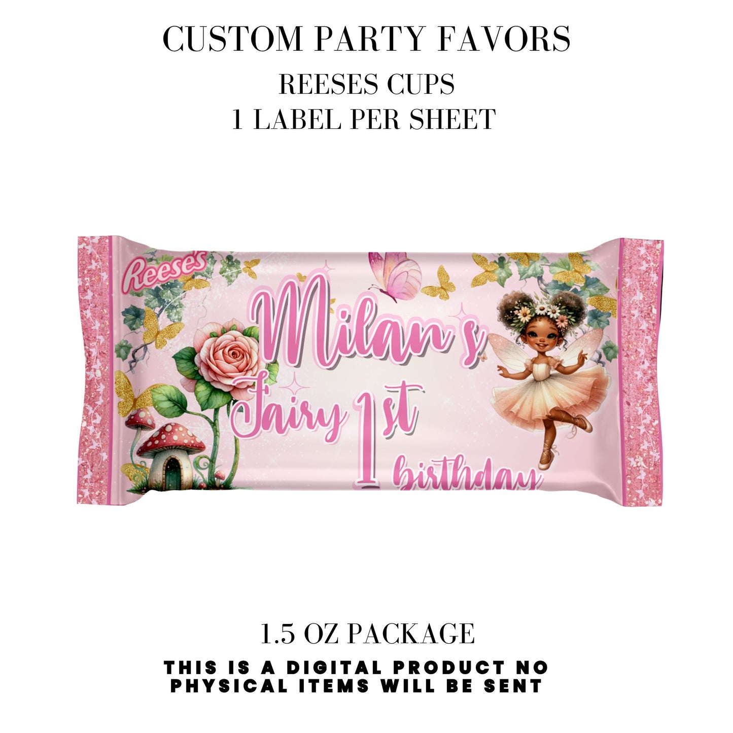 Pink Fairy Garden Birthday Party Favors DFY