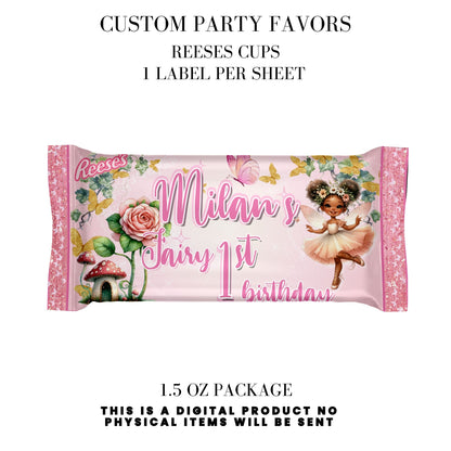 Pink Fairy Garden Birthday Party Favors DFY