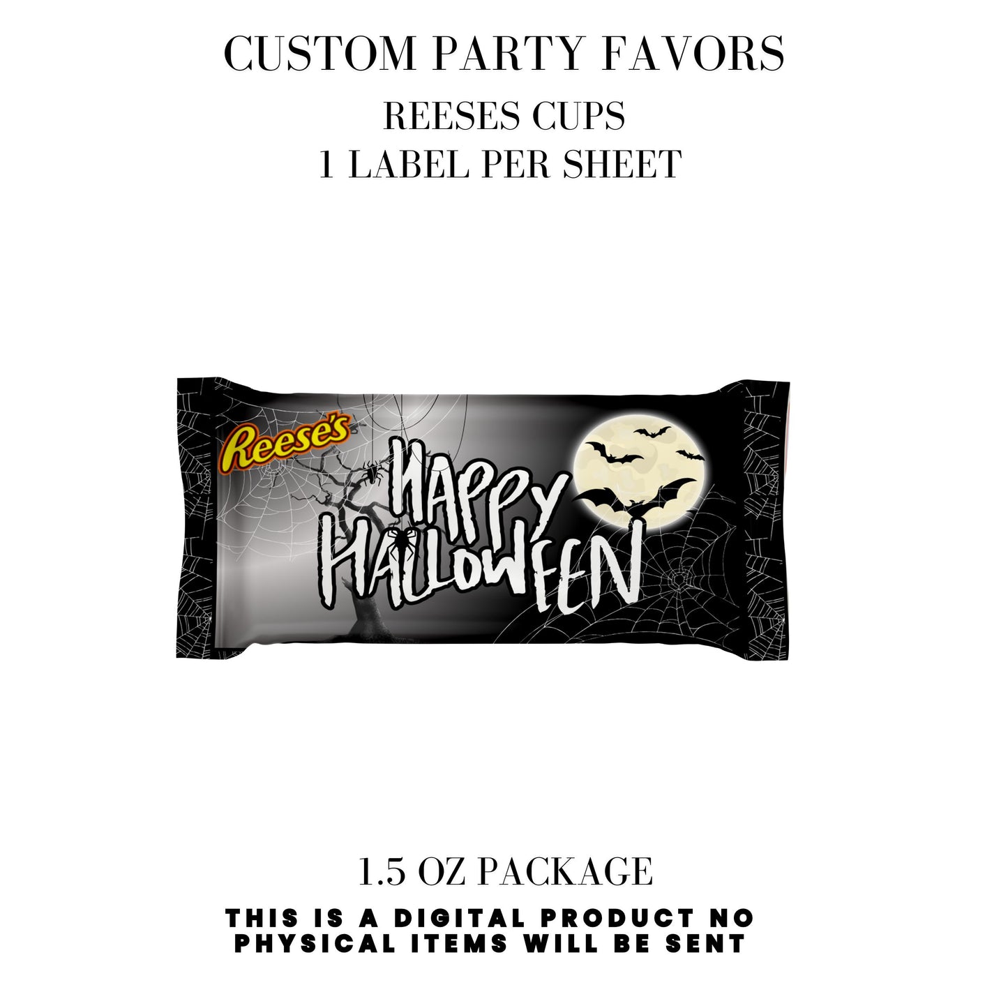 Happy Halloween Spooky Party Favors DFY