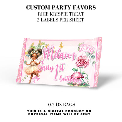 Pink Fairy Garden Birthday Party Favors DFY