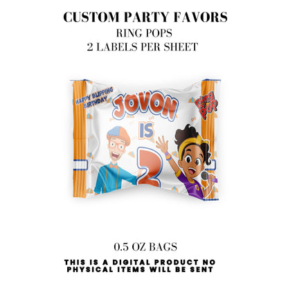 Blippi Birthday Party Printables DFY